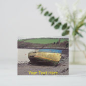 bootwrak, Cornwall, VK Briefkaart (Staand voorkant)