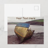  bootwrak, Cornwall, VK Briefkaart (Voorkant / Achterkant)