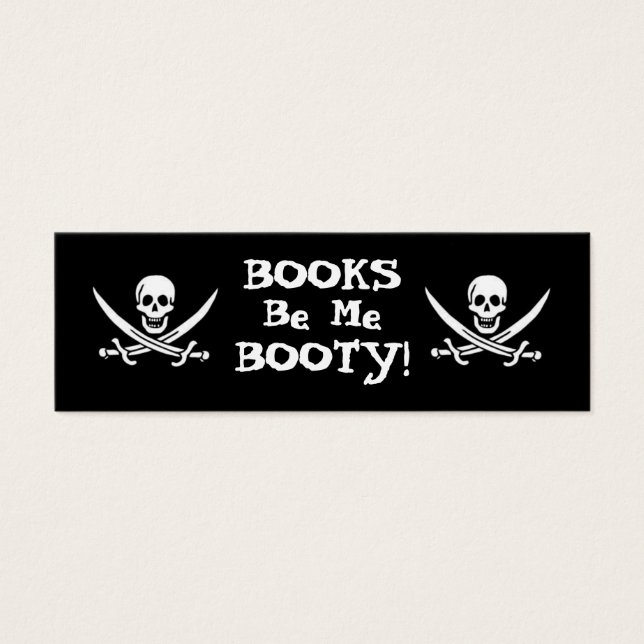 Booty Bladwijzer Mini Visitekaartjes (Voorkant)