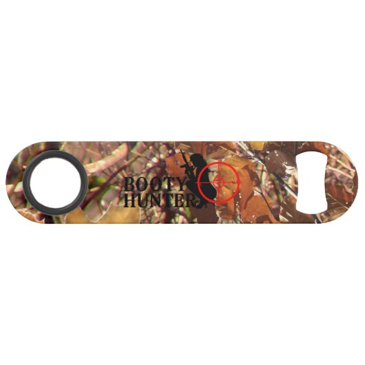 Booty Hunter op Herfst Camo Speed Flessenopener (Voorkant (Horizontaal))