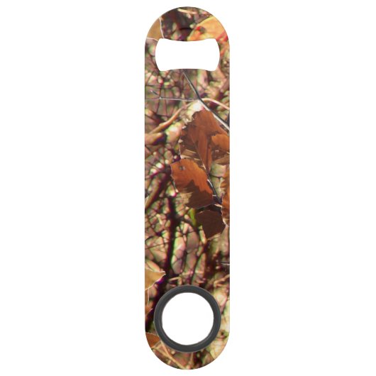 Booty Hunter op Herfst Camo Speed Flessenopener (Achterkant)