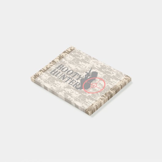 Booty Hunter op woestijn Camo Post-it® Notes (Schuin)