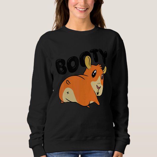 Booty Pig Graphic Guinea Pig Owner Pet Cavy Animal Trui (Voorkant)