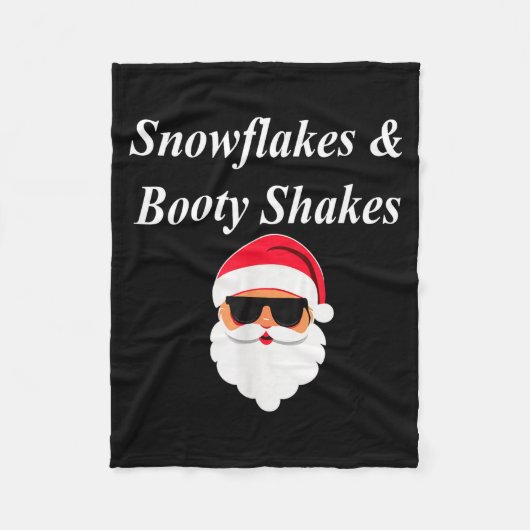 Booty Shake Christmas Funny Naughty Dirty Raunchy  Fleece Deken (Voorkant)