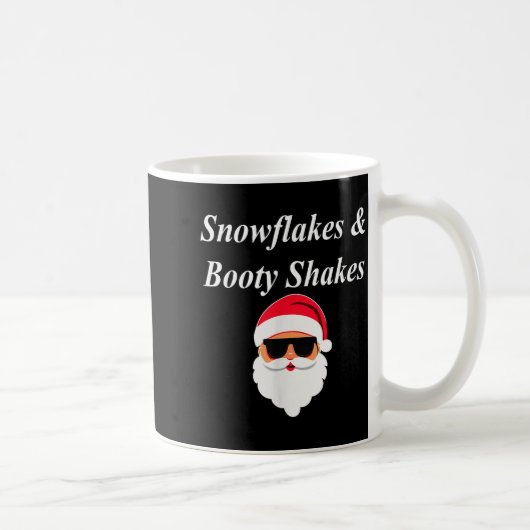 Booty Shake Christmas Funny Naughty Dirty Raunchy  Koffiemok (Rechts)