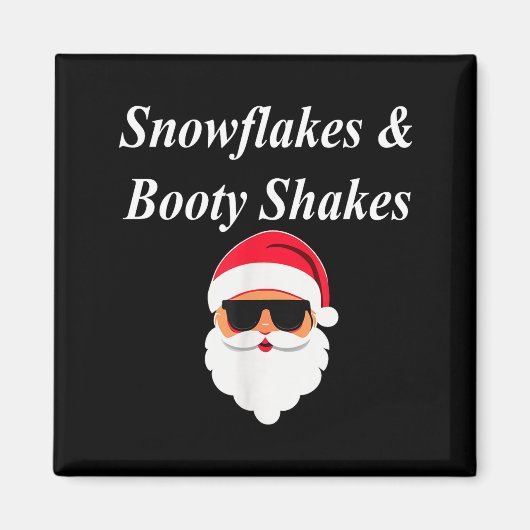 Booty Shake Christmas Funny Naughty Dirty Raunchy  Magneet (Voorkant)