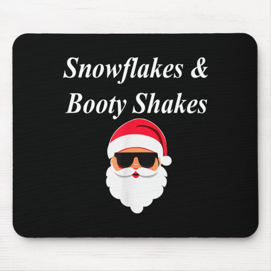 Booty Shake Christmas Funny Naughty Dirty Raunchy  Muismat (Voorkant)