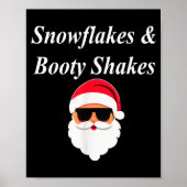 Booty Shake Christmas Funny Naughty Dirty Raunchy  Poster (Voorkant)