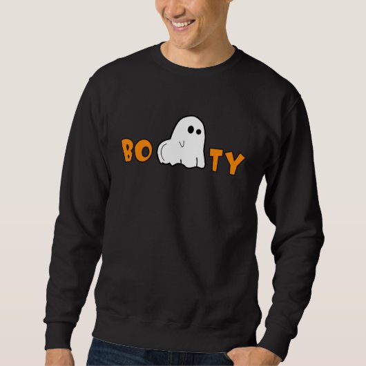 Booty Spooky Ghost  Halloween Little Cute Scary Ho Trui (Voorkant)