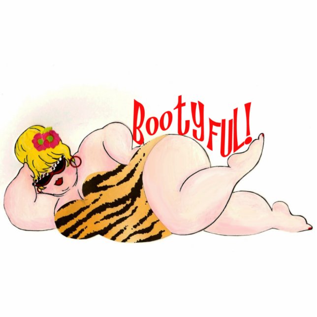 BootyFUL-sculptuur - Staand Fotobeeldje (Voorkant)