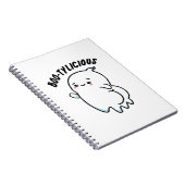 Bootylicious Funny Halloween Dancing Ghost Pun Notitieboek (Rechterzijde)