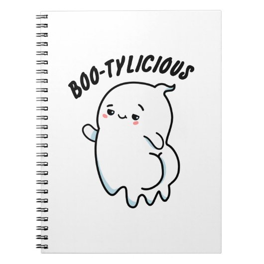 Bootylicious Funny Halloween Dancing Ghost Pun Notitieboek (Voorkant)