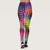 Bootyliscious Liquid Rainbow Jamaica Rave Leggings (Achterkant)