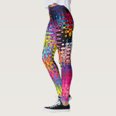 Bootyliscious Liquid Rainbow Jamaica Rave Leggings (Links)
