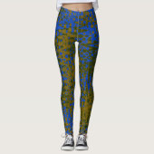 Bootylistische vloeibare blauwbes met Truffle Camo Leggings (Voorkant)