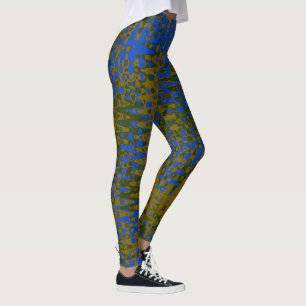 Bootylistische vloeibare blauwbes met Truffle Camo Leggings