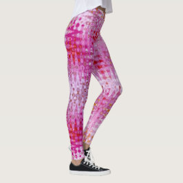 Bootylistische vloeibare roze wilde bloemen leggings