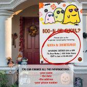 Booy of Ghoul 70s Ghost Halloween Geslacht onthull Kaart