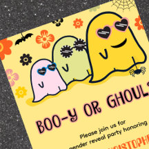 Booy of Ghoul Groovy Ghost Halloween Geslacht onth