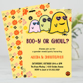 Booy of Ghoul Groovy Ghost Halloween Geslacht onth Kaart