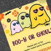 Booy of Ghoul Groovy Ghost Halloween Geslacht onth Kaart