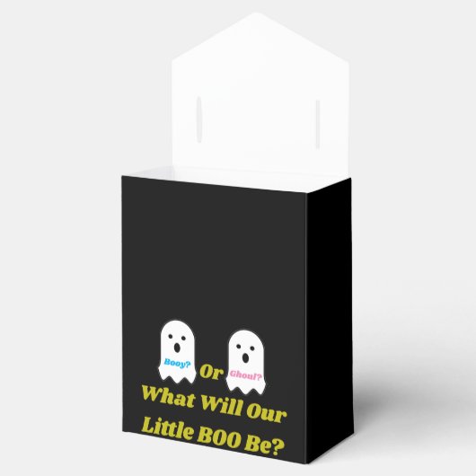 Booy of Ghoul Halloween Ghost Gender onthullen Bedankdoosjes (Geopend)