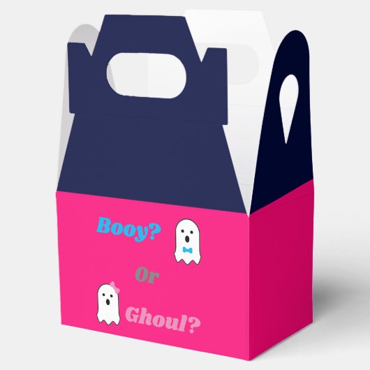 Booy of Ghoul Halloween Ghost Gender onthullen Bedankdoosjes (Geopend)