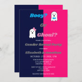 Booy of Ghoul Halloween Ghost Gender onthullen Kaart (Voorkant / Achterkant)