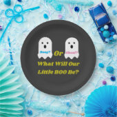 Booy of Ghoul Halloween Ghost Gender onthullen Papieren Bordje (Feest)