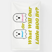Booy of Ghoul Halloween Ghost Gender onthullen Spandoek (Verticaal)