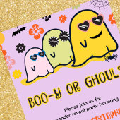 Booy of Ghoul Retro Ghost Halloween Geslacht onthu Kaart