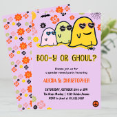 Booy of Ghoul Retro Ghost Halloween Geslacht onthu Kaart