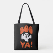 Booya! Halloween Scary Goblin Halloween Tote Bag (Achterkant)