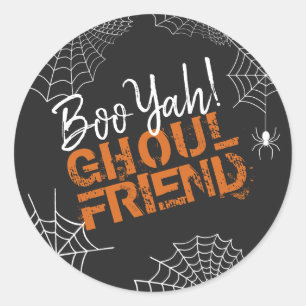 BooYah Ghoul Friend Halloween ID684 Ronde Sticker