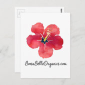 BoozaBelle Organics Briefkaart (Voorkant / Achterkant)