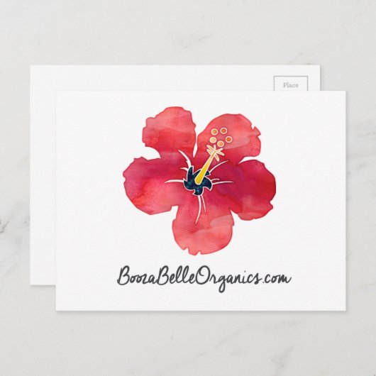 BoozaBelle Organics Briefkaart (Voorkant / Achterkant)