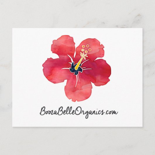 BoozaBelle Organics Briefkaart (Voorkant)