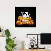 Booze & Boos T-shirt Poster (Thuiskantoor)