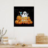 Booze & Boos T-shirt Poster (Keuken)