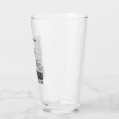 Booze-Cartoon Glas (Links)
