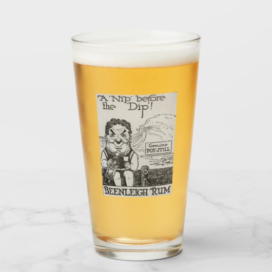 Booze-Cartoon Glas (Voorkant gevuld)