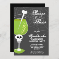 Booze en Boos Halloween Cocktail