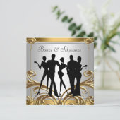 Booze en Schmooze Kaart (Staand voorkant)