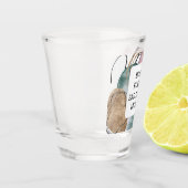 Booze eten en slechte danspasjes shot glas (Links)