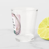 Booze eten en slechte danspasjes shot glas (Rechts)