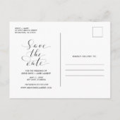 Booze, eten, slechte dans beweegt grappig genoeg o aankondigingskaart (Achterkant)