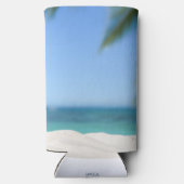 Booze Food Bad Dance Beach Trouwgunst Seltzer Blikjeskoeler (Achterkant)