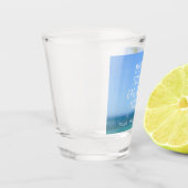 Booze Food Bad Dance Beach Trouwgunst Shot Glas (Links)