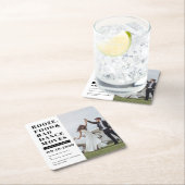 Booze Food Bad Dance Moves Bewaar de datumfoto Kartonnen Onderzetters (Insitu)