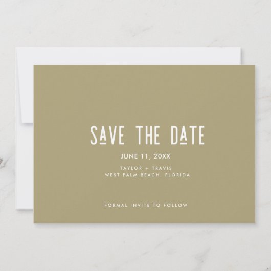 Booze Food Bad Dance Moves Foto Bruiloft Save The Date (Achterkant)